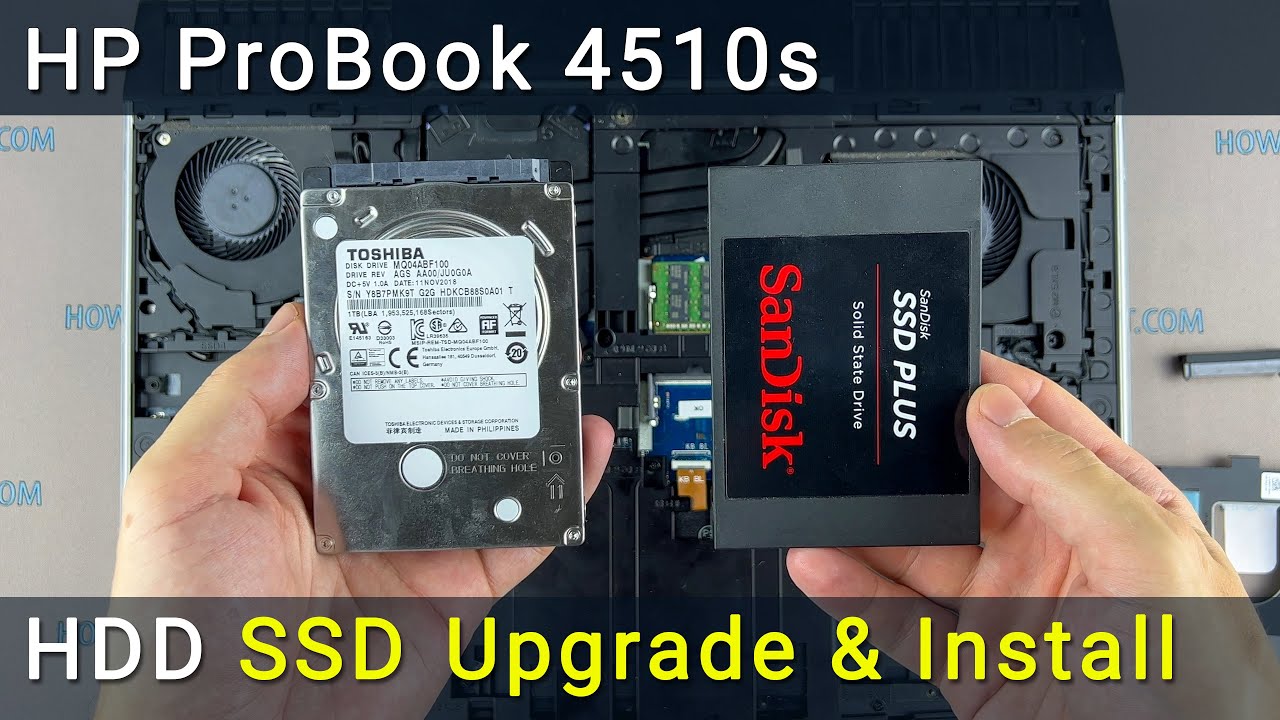 HP ProBook 4510s HDD lub SSD Upgrade: Wymiana i instalacja