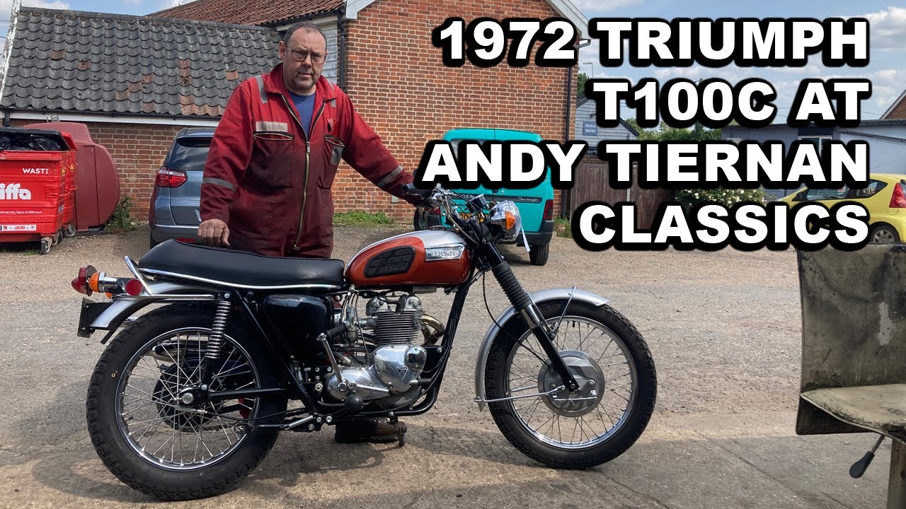 1972 Triumph T100C 500cc at Andy Tiernan Classics #09232TRI