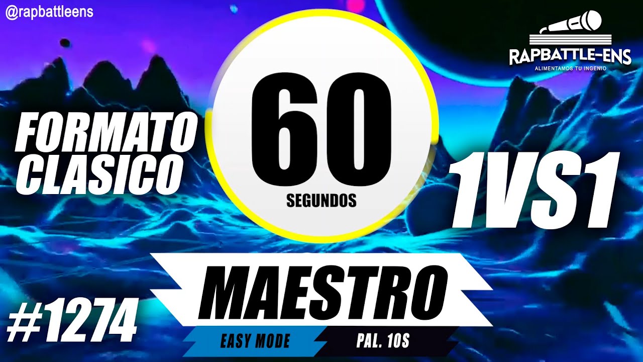 🎤 CONTADOR Formato FMS 🔥 Base de Rap Para Improvisar Con Palabras | ENTRENAMIENTO FMS #1274