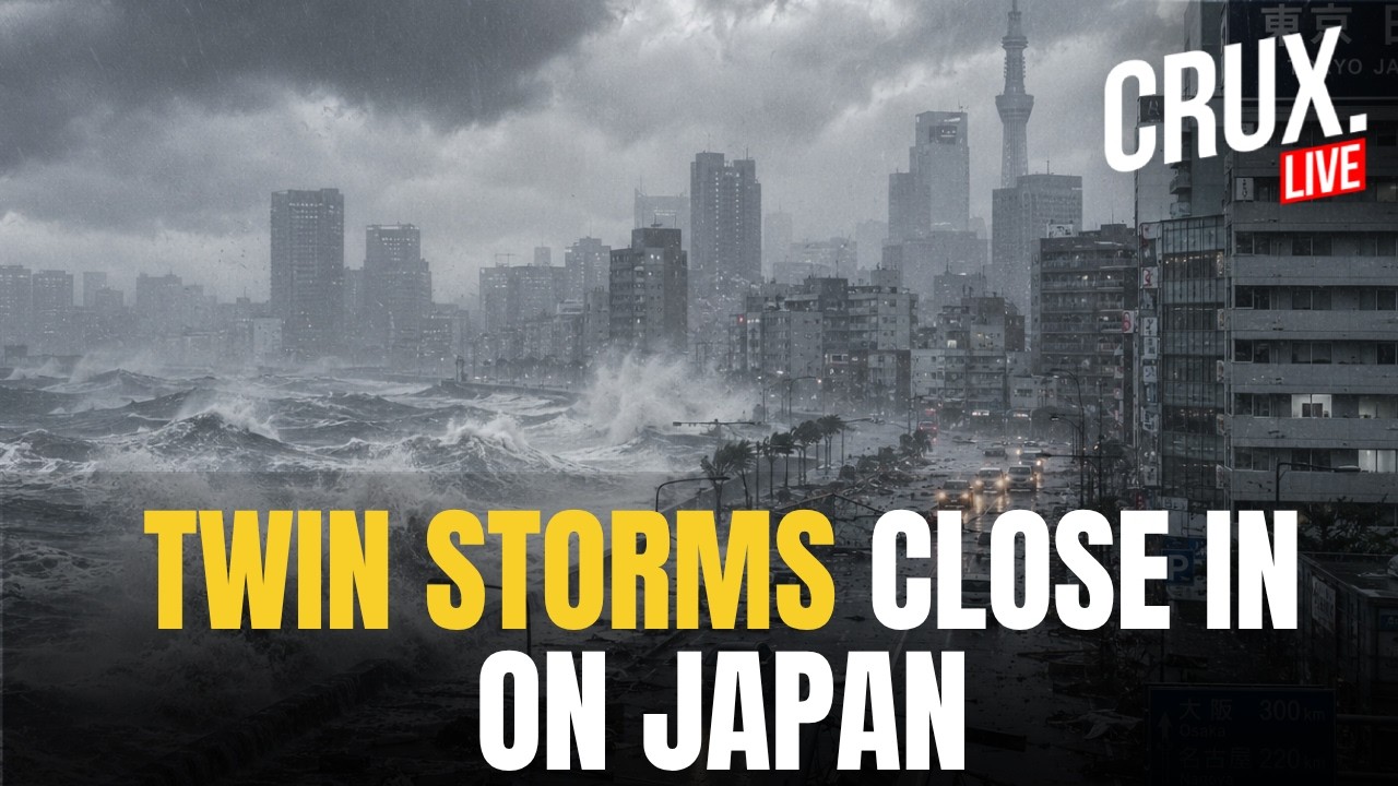 LIVE | Japan Orders 2 Million To Evacuate As Twin Tropical Storms Mekkhala And Higos Close In