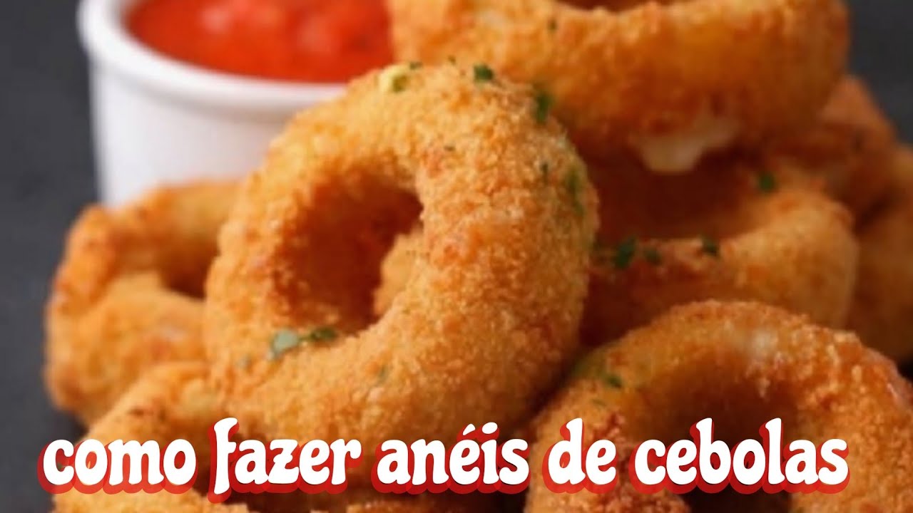 como fazer anéis de cebolas