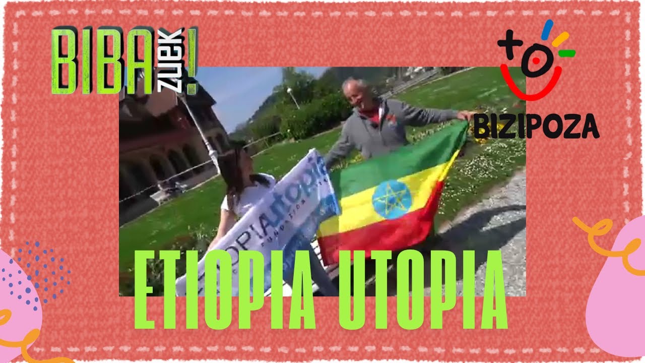 ETIOPIA UTOPIA elkarteko lagunak EITBko BIBA ZUEK saion izan dira Anabel Arraizarekin batera
