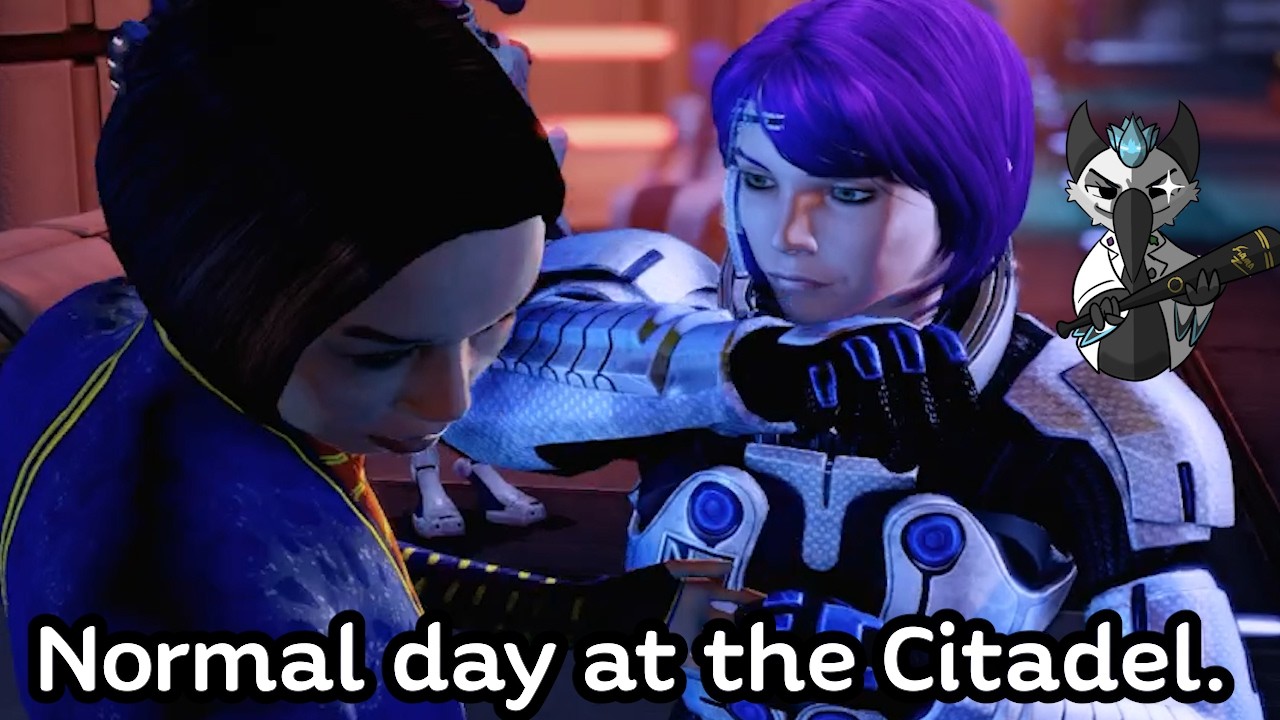 Fi spends some time at the Citadel in Mass Effect 2