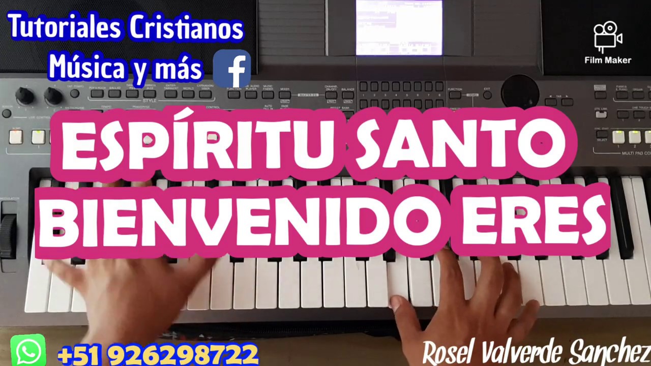 ESPÍRITU SANTO BIEVENIDO ERES - TUTORIAL (VERRSION FOLROCK )M.a.a IMPACTO DE FE