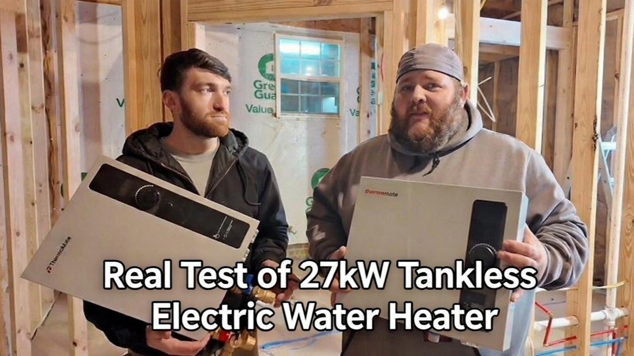 ThermoMate 27kW Tankless Electric Water Heater: Instant Endless Hot Water + Save 60% on Bills!