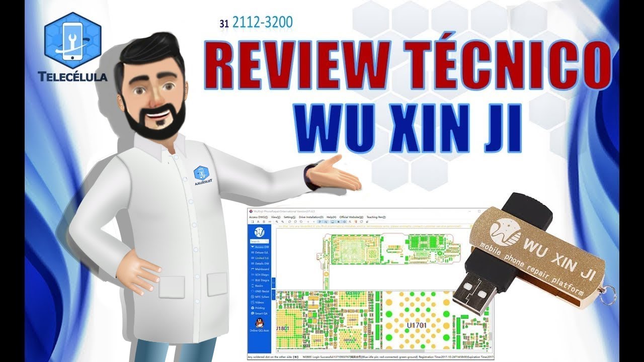 Review Técnico - WU XIN JI - Ferramenta Auxiliar na Análise de Defeitos Apple iPhone e Smartphones
