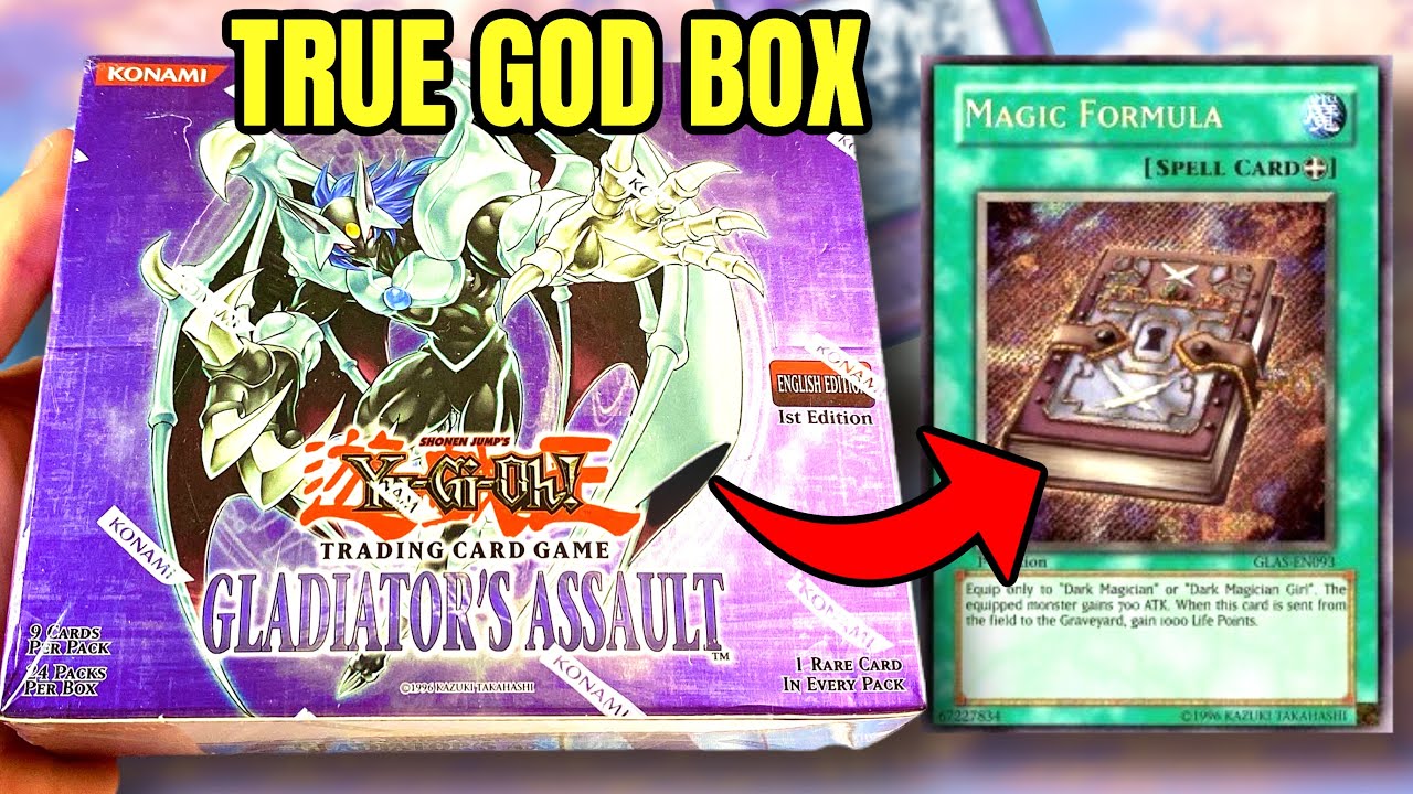 THE BEST Yugioh Opening of ALL TIME | GODLY GLAS 1st Ed Box Opening! 💟 MAGIC FORMULA IN A PACK