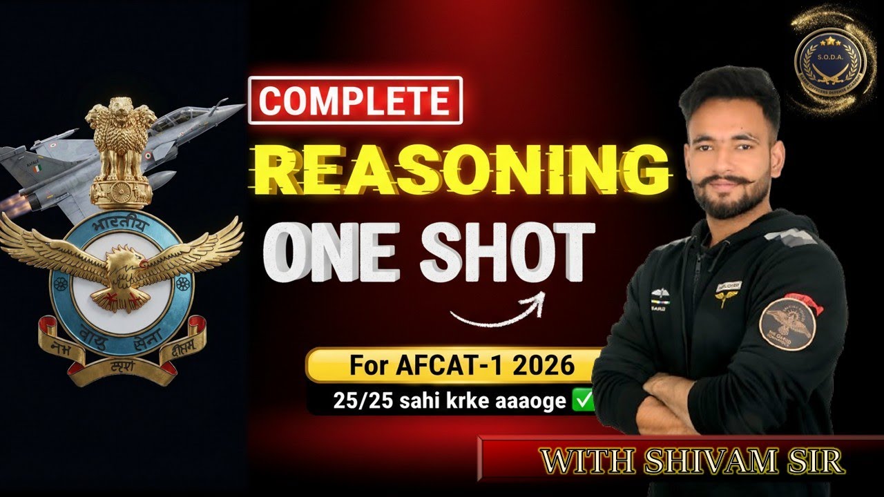 AFCAT 1 2026: Reasoning Maha Marathon ✈️ | Score 75/75 | New Pattern Questions | Sabre Academy