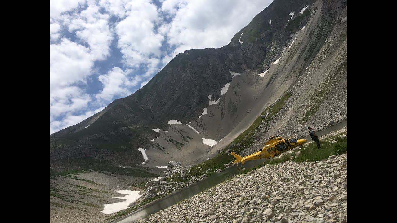 Elisoccorso Lago di Pilato 03/07/2016 - Eroi dal Cielo