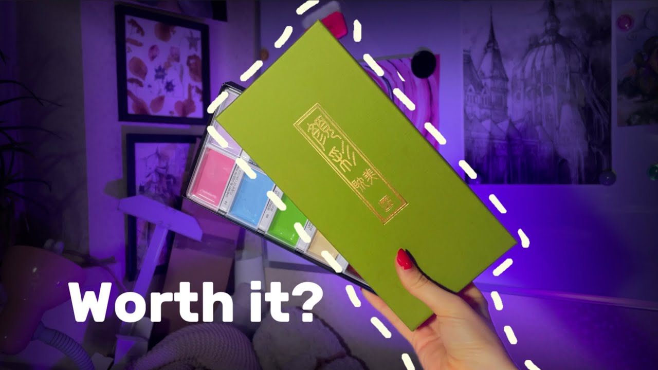 Are Gansai Paints any good? UNBOXING & REVIEW