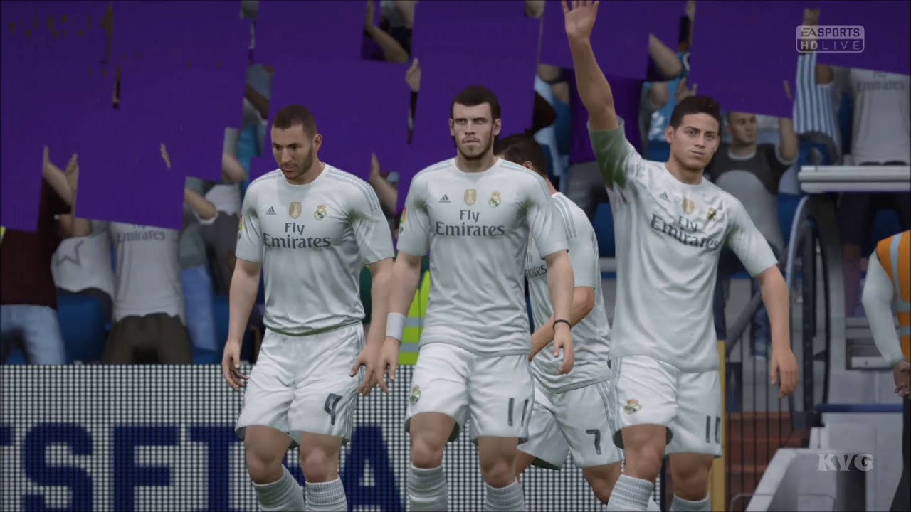 FIFA 16 - Лига чемпионов УЕФА - Реал Мадрид против Вольфсбурга | Геймплей (HD) [1080p60FPS]