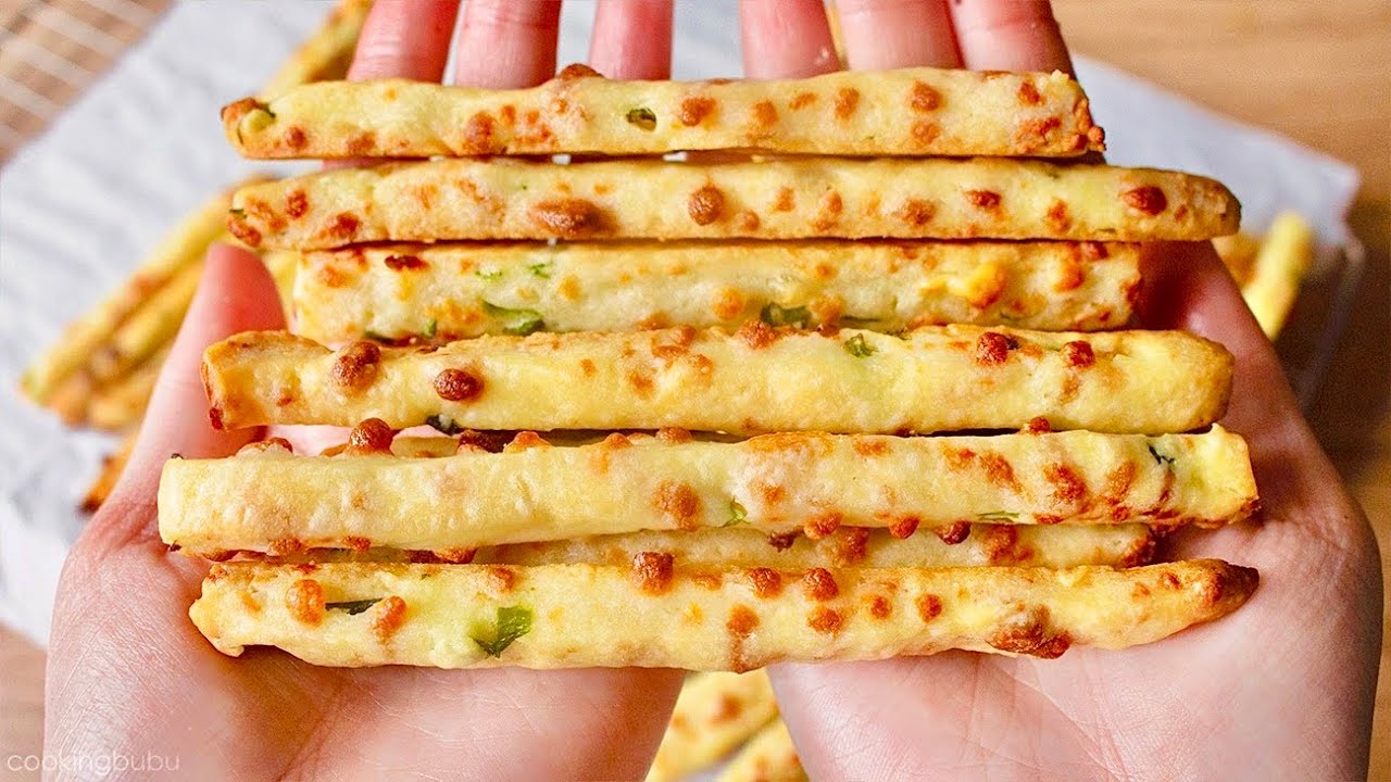 惹味香蔥芝士棒｜greenonioncheesecookies｜ネギとチーズクッキー