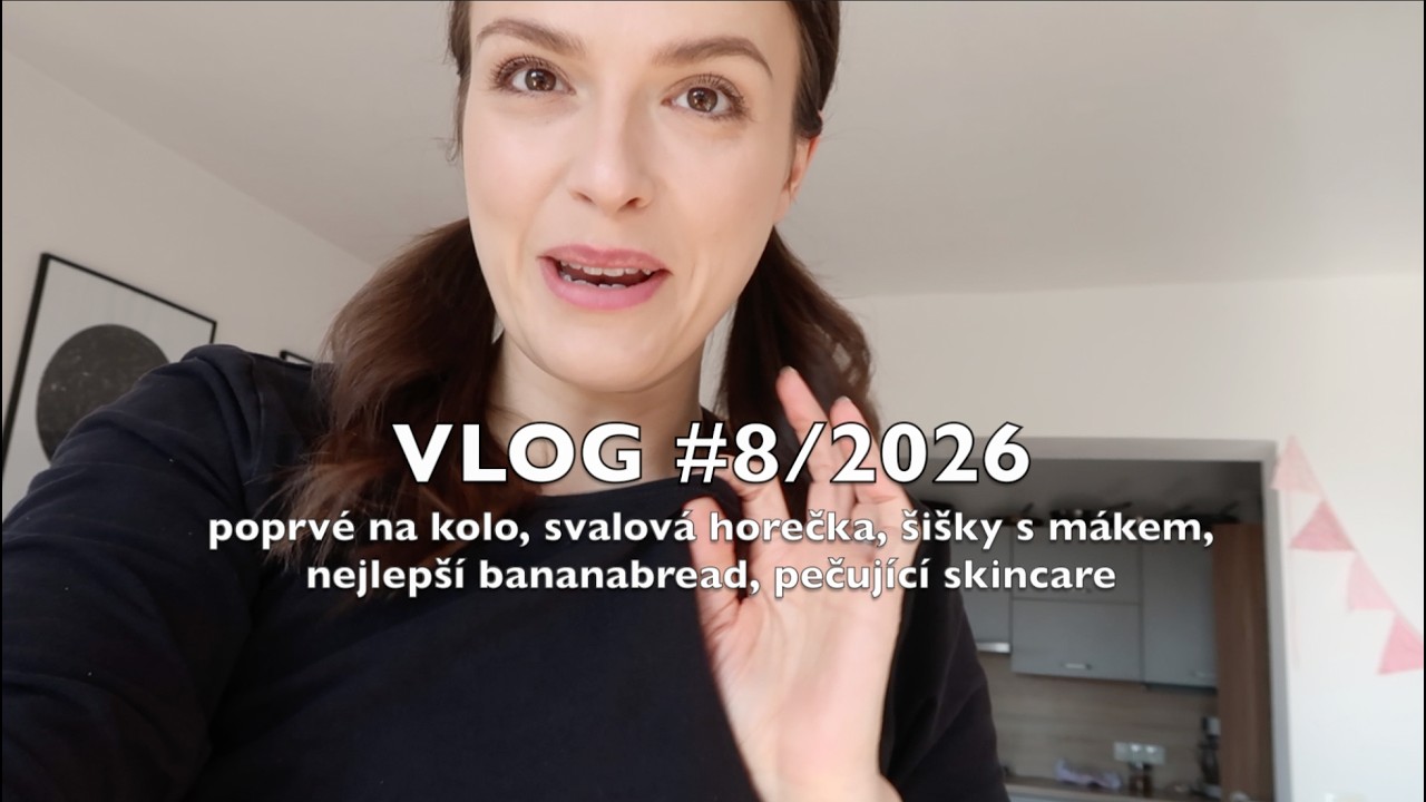 Poprvé na kolo a přepal 🙈 Nejlepší bananabread | vlog #8/2026 | MaruškaVEG