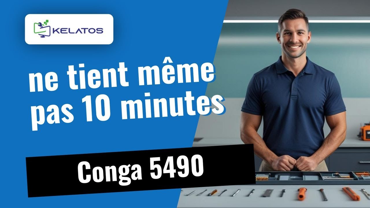 Votre Conga 5490 ne tient même pas 10 minutes ? 🔋 Changement de batterie