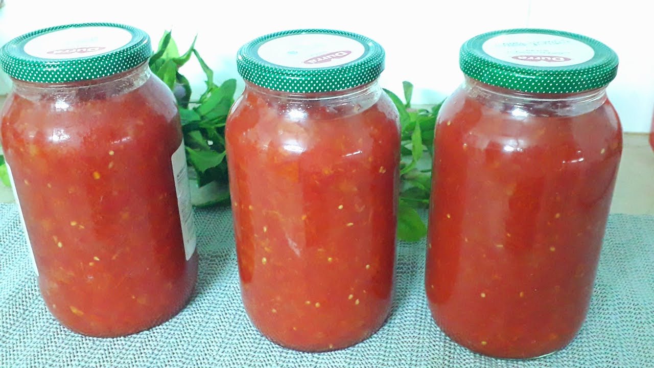 تخزين الطماطم بدون فريزر لمدة سنة طريقة مضمونة 100% لازم تجربوها | حفظ البندورة 😋