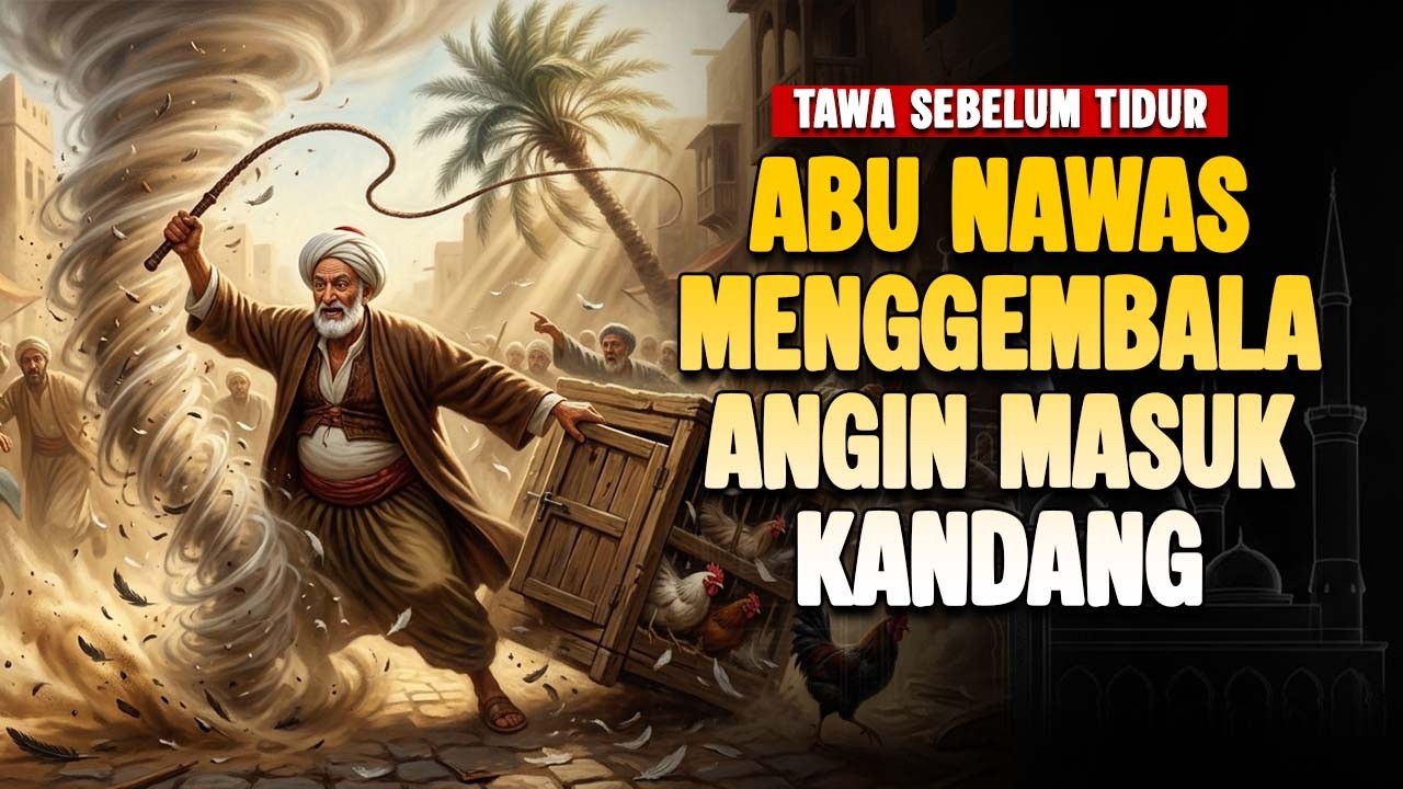 ABU NAWAS MENGGEMBALA ANGIN MASUK KANDANG — KISAH LUCU PENGANTAR TIDUR