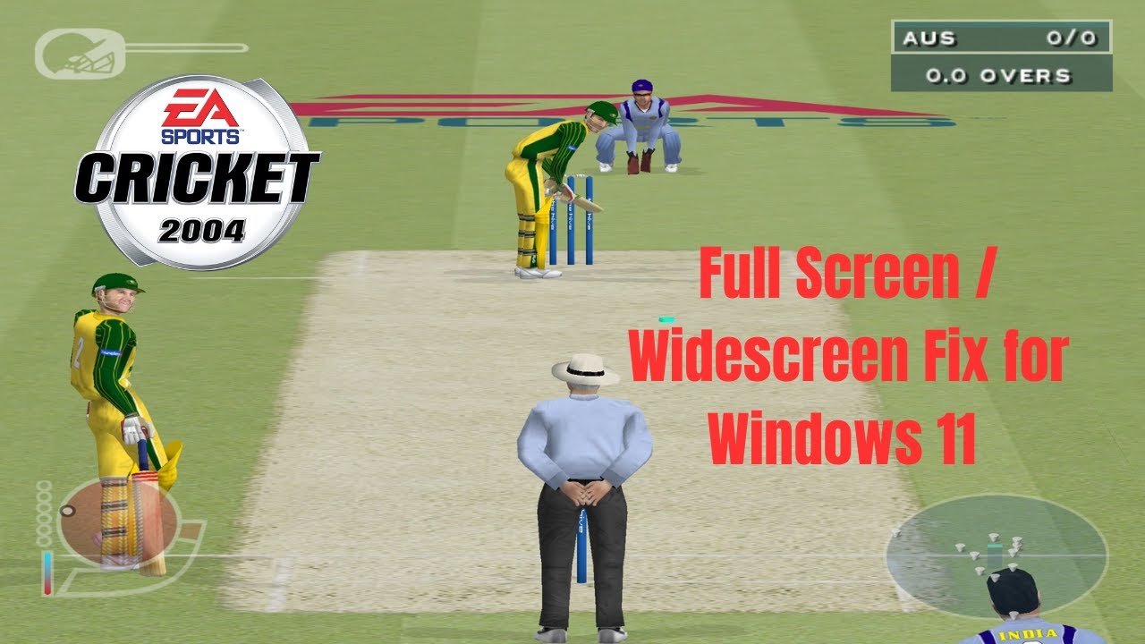 ✅ Cricket 2004 Full Screen / Widescreen FIX for Windows 11 in 2025 | Easy Tutorial!
