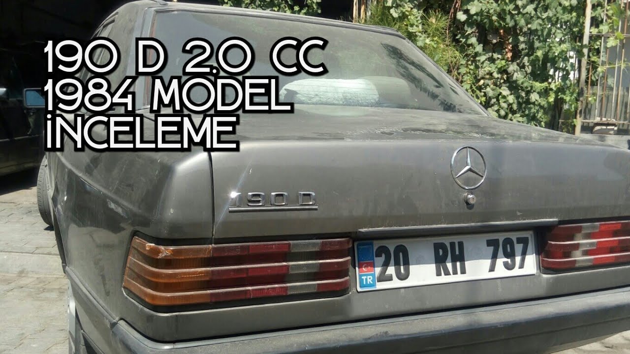 W201 190D, 2.0 cc dizel, 100 beygir, 1984 model İnceleme...