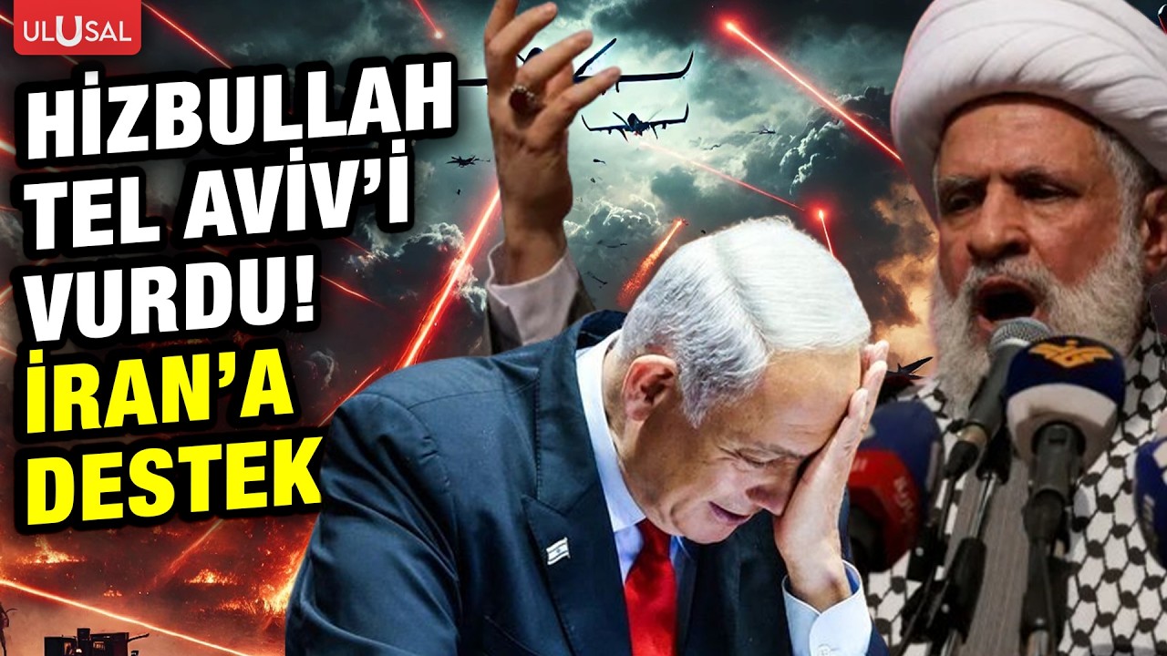 Hizbullah'tan İran'a destek! İsrail'e füze salvosu!