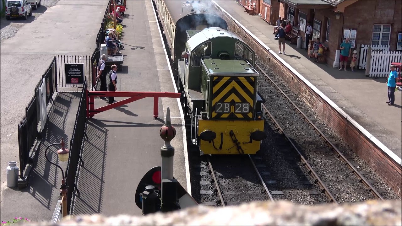 BISHOPS LYDEARD WSR RECEIVES MAINLINE TRAINS 27 JULY 2019 Part 2