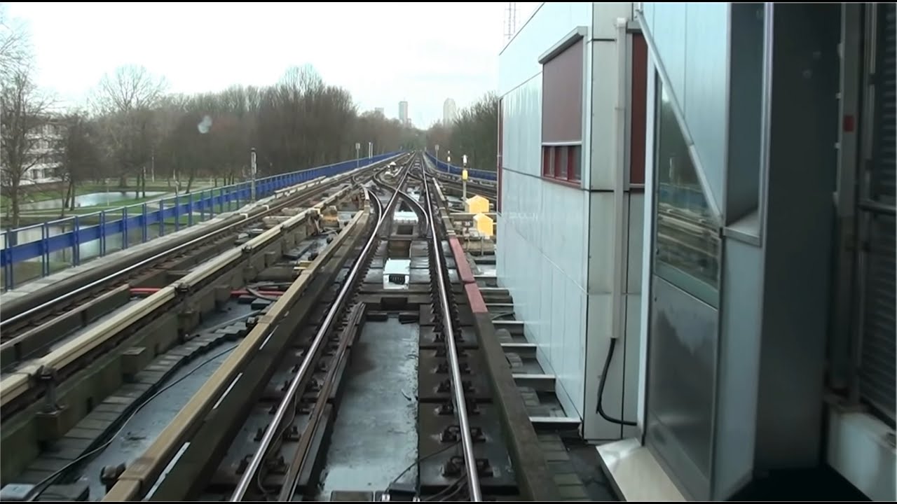 Cab ride metro Rotterdam; Slinge-Den Haag Centraal (20120102)