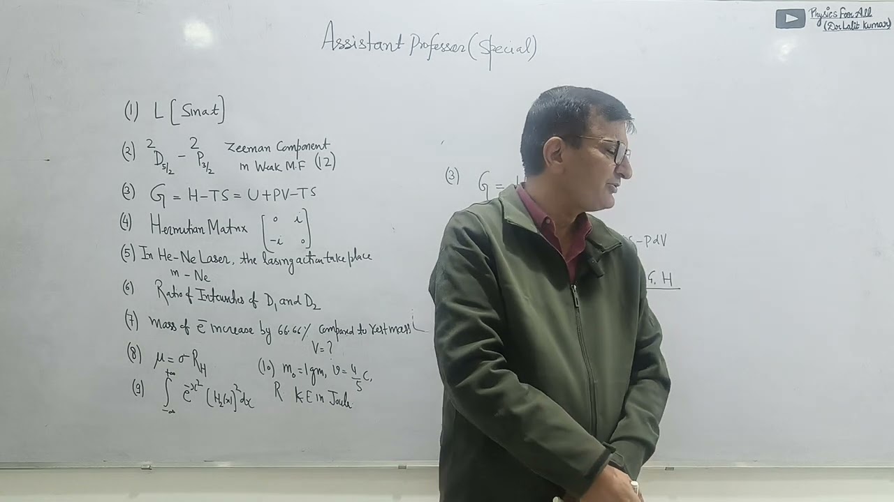 Assistant professor Exam UP special