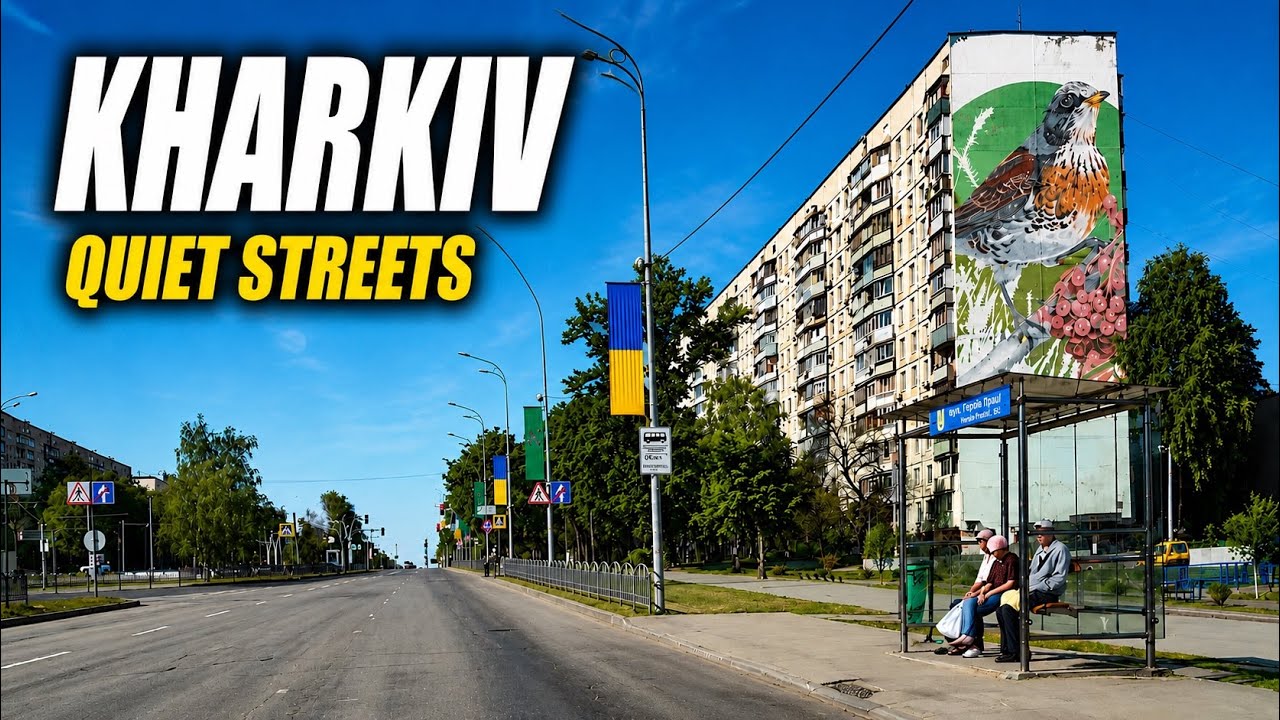 Kharkiv 🇺🇦 | A Sunday Morning Without Traffic | Real City POV Drive | 4K