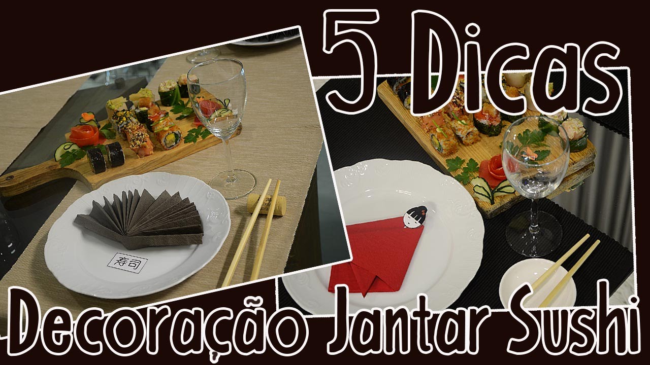 Decoração Jantar Sushi
