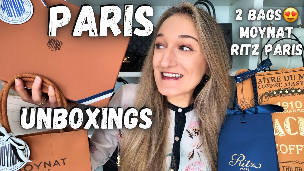 PARIS HAUL🛍️ UNBOXING TWO NEW BAGS! Collective luxury haul ft. Moynat unboxing | Lesley Adina