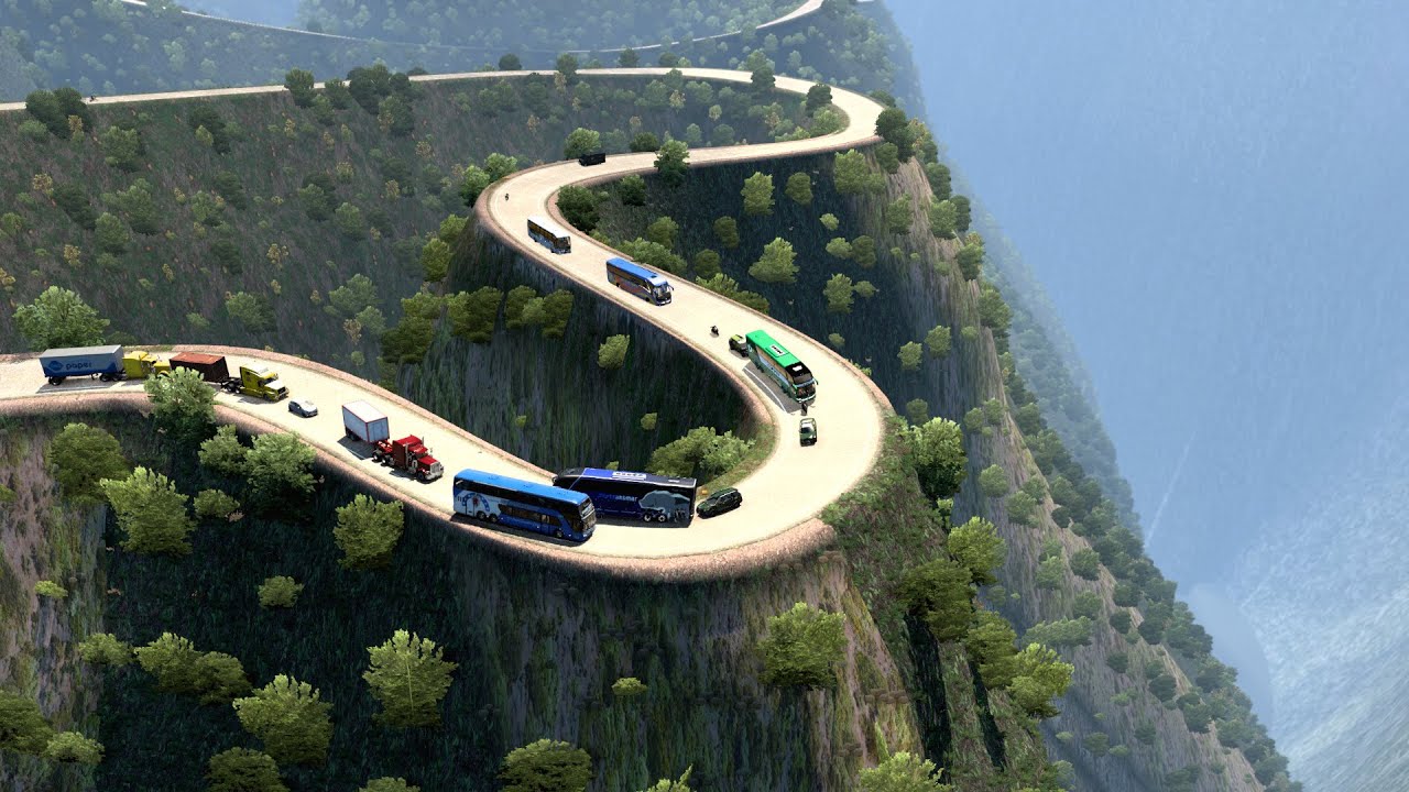 World’s Most Dangerous Roads | Double Decker Bus In Infernal Roads | Death Serpentines