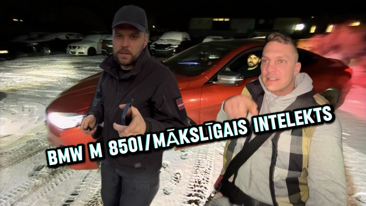 BMW 850 M • MĀKSLĪGAIS INTELEKTS MAŠĪNĀS • VIENKĀRŠA DIENA SERVISĀ