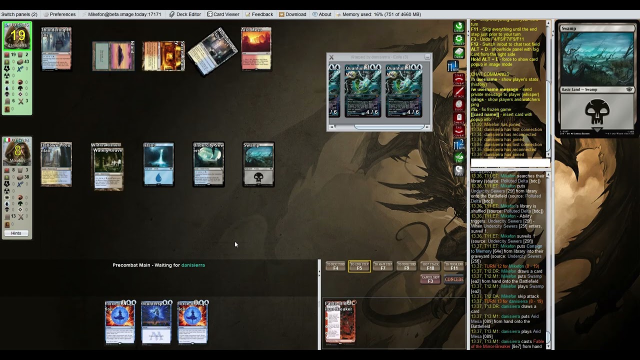 2503   Modern Esper Delver Frog 052 Jeskai Phlage Blink