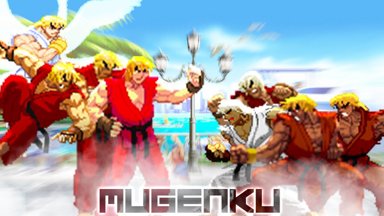 Ken-Verse! Ken from different universes gather! Tag Team 4v4 Ikemen Mugen Street Fighter Multiverse