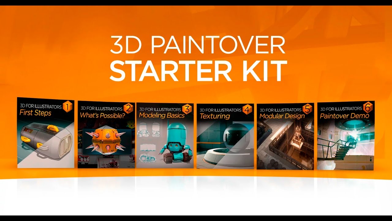 3D Paintover Starter Kit (CtrlPaint.com)