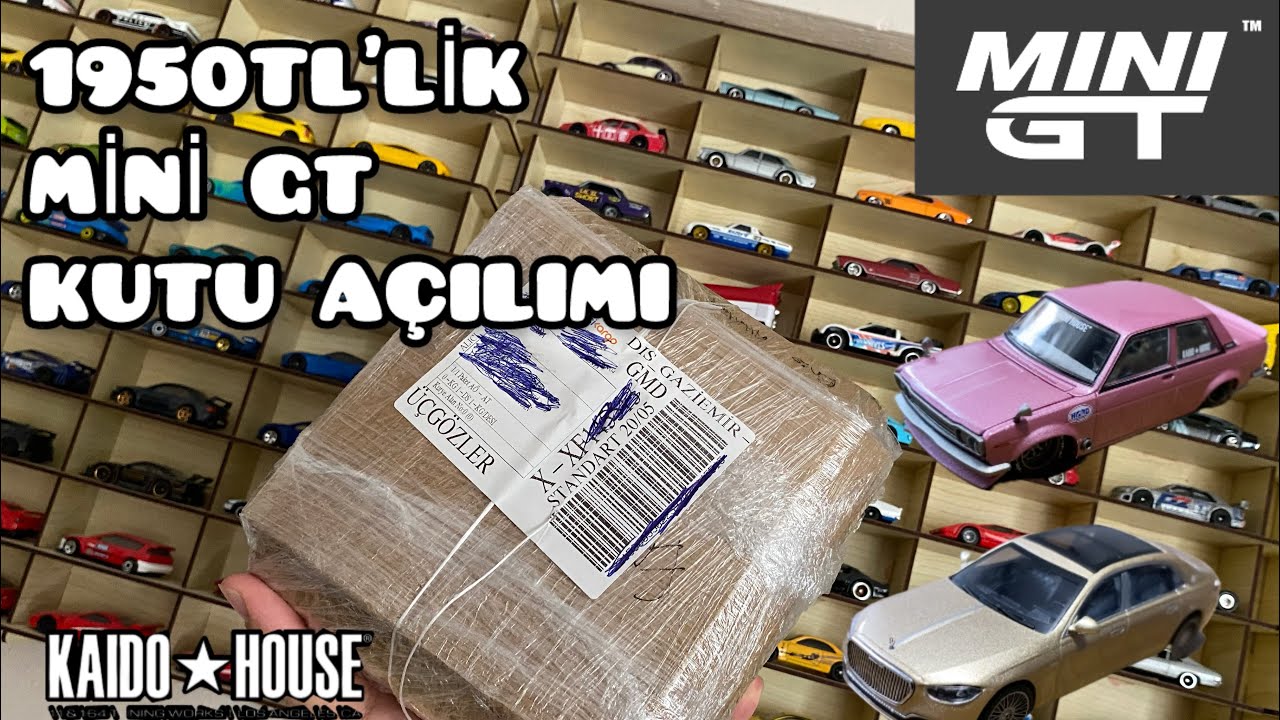 MİNİ GT R32 MAYBACH VE KAİDO DATSUN 510 KUTU AÇILIMI! CANLI YAYINDAN MİNİ GT VE KAİDO MODELLER ALDIM