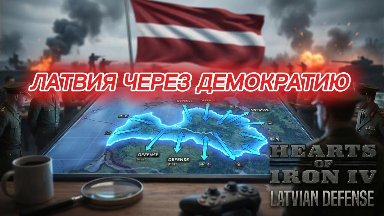 Латвия через дЕмОкРаТиЮ в HEARTS OF IRON 4