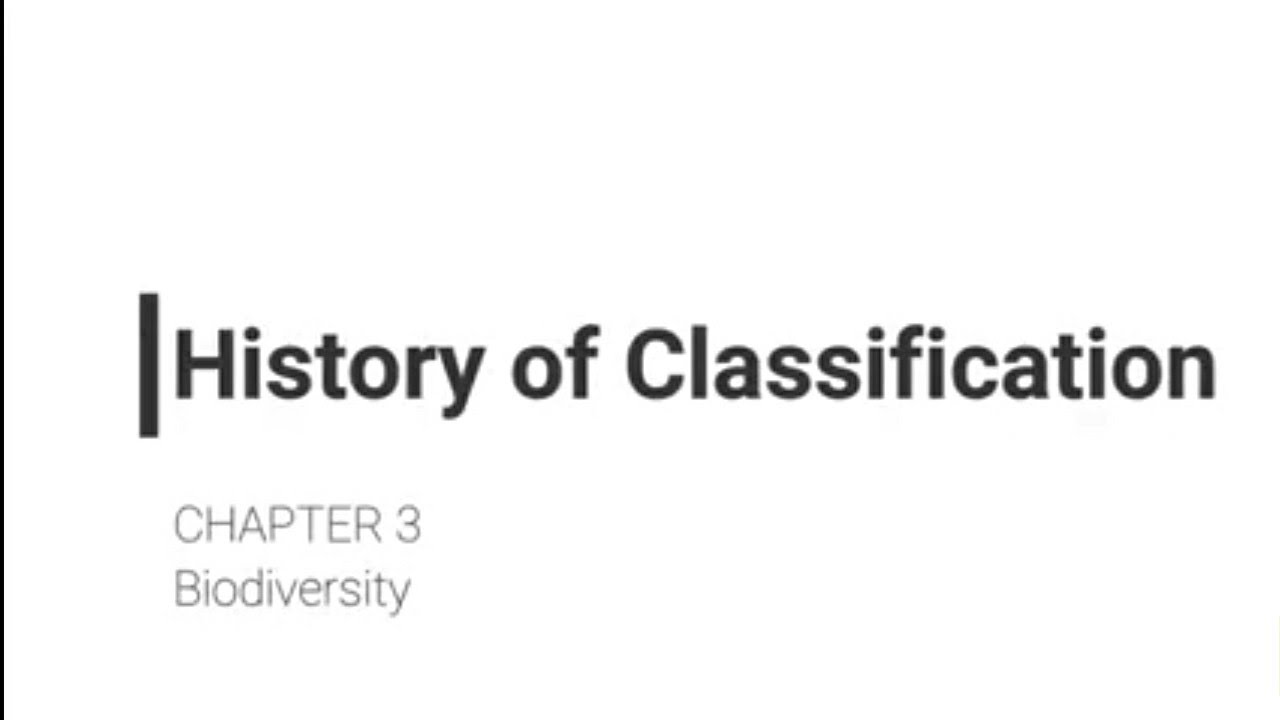 History of Classification | Chapter 3 | Biodiversity | 9th Class | Biology | Pak Botanist