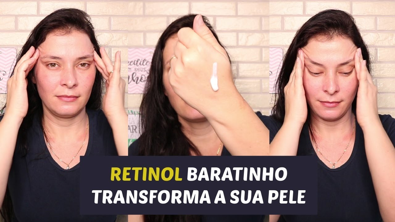 RETINOL menos de 10 reais use 3x e RENOVE A SUA PELE ADEUS RUGAS E LINHAS