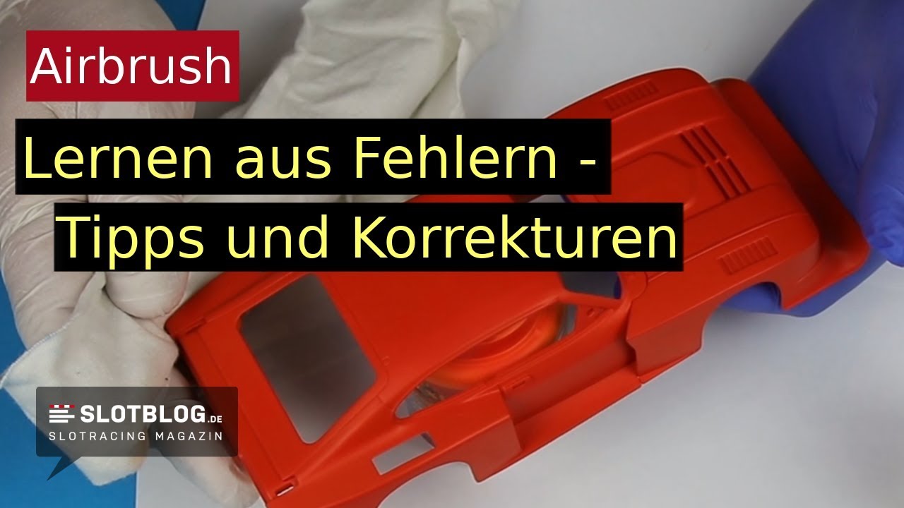 Airbush - Fehlerkorrektur und Ausbesserungen