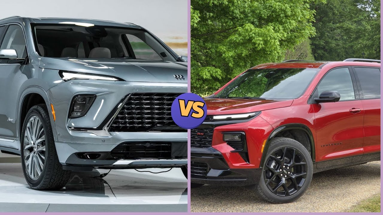 2025 Buick Enclave vs Chevy Traverse Comparison
