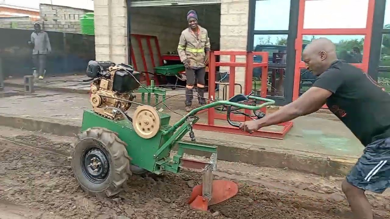 The Made In Malawi Two Wheeled Walking Tractor Finally does The Job