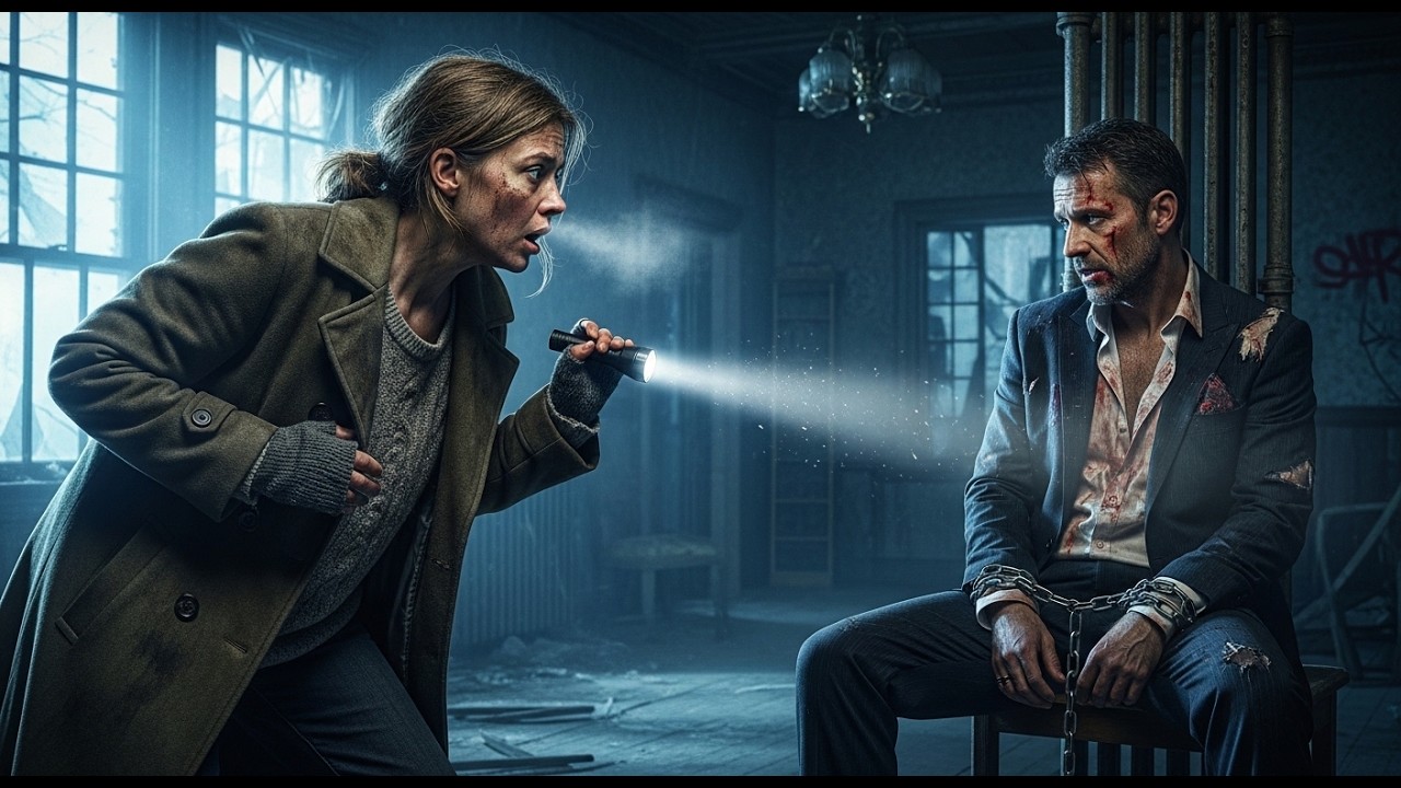 Homeless Widow Finds a Mafia boss Chained in an Abandoned House—His First Request Leaves Her Frozen.