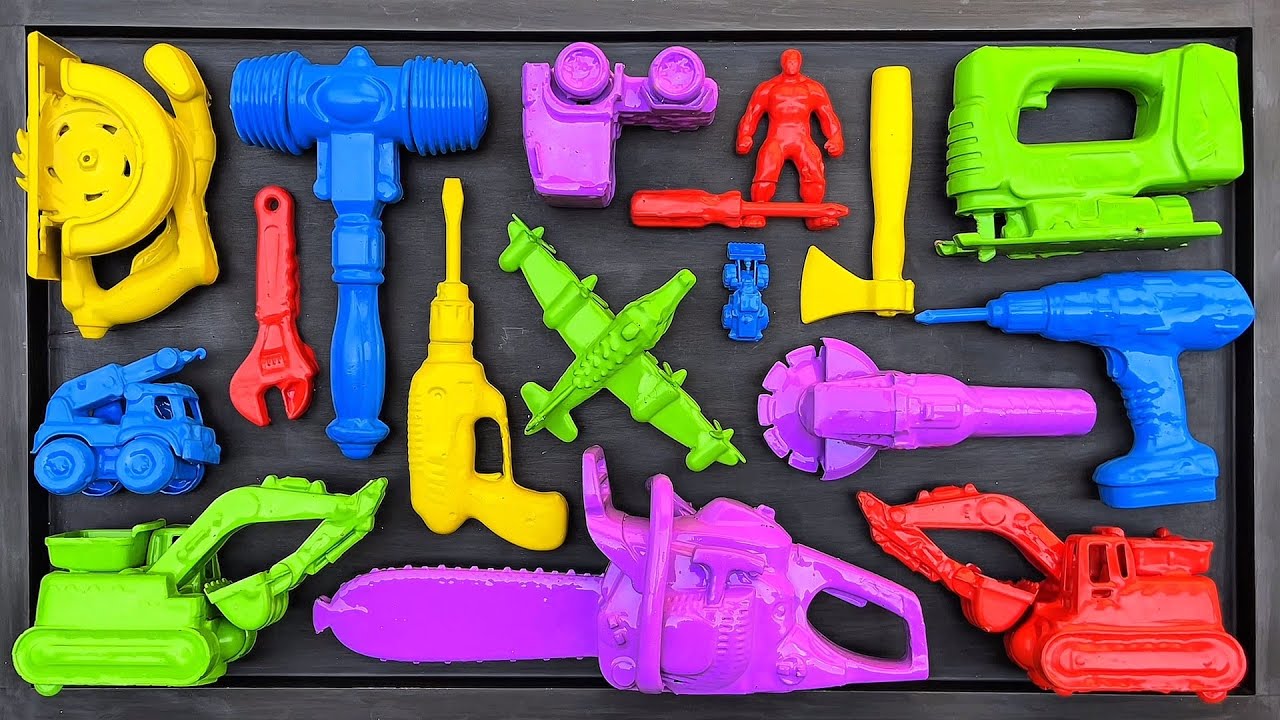 Cleaning Construction Tools, Electric Drill, Hammer, Chainsaw, Grinding Machine, Jigsaw, Circularsaw