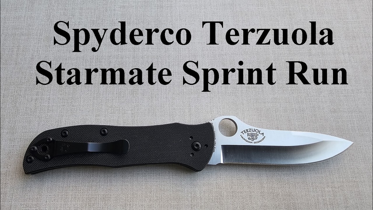 Спринтерский забег Spyderco Terzuola Starmate