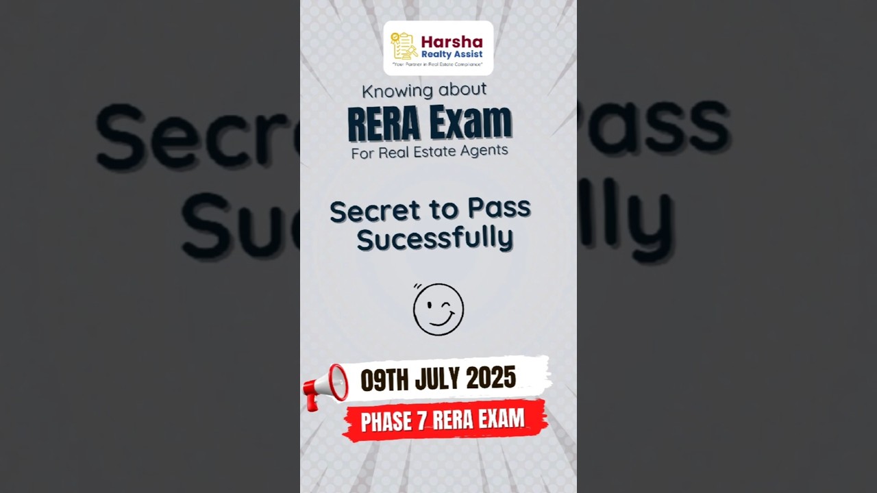 Secret to Pass Exam ? Knowing about RERA Exam for Real Estate Agents 