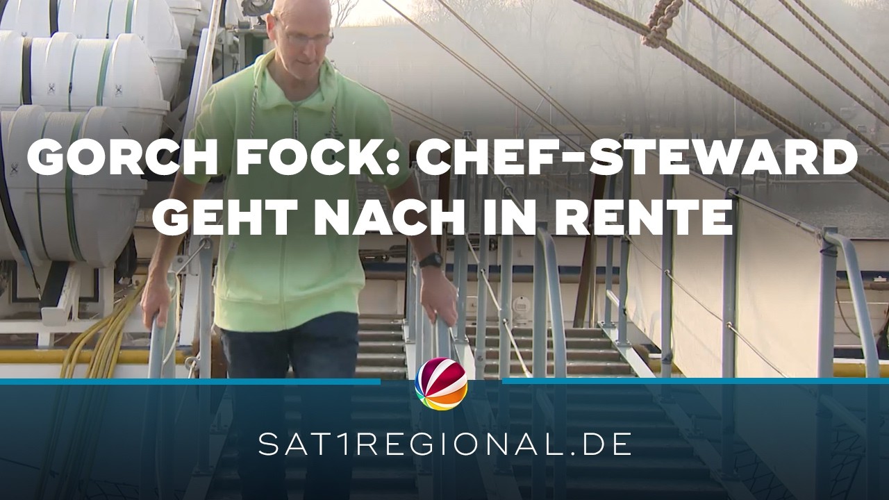 Gorch Fock: Chef-Steward geht nach 39 Jahren in Rente
