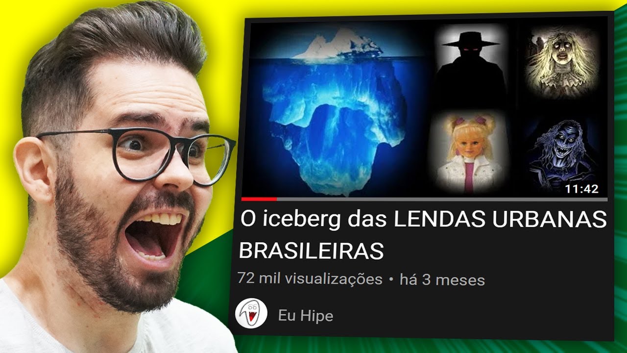 Pai Troll reagindo ao ICEBERG DAS LENDAS URBANAS BRASILEIRAS