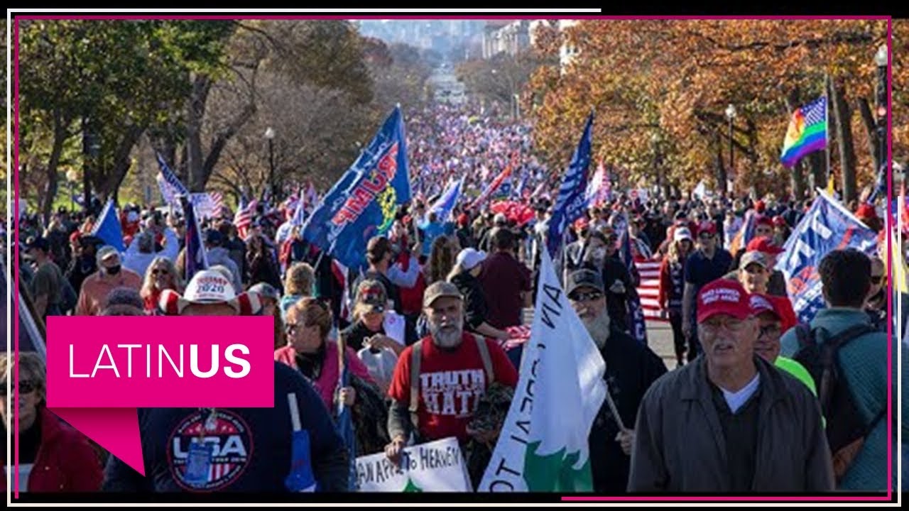 La “marcha del millón” en apoyo a Trump apenas reunió a miles de personas