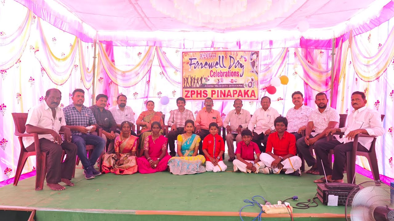 ZPHS Pinapaka SSC farewell 2025 26 Part 2