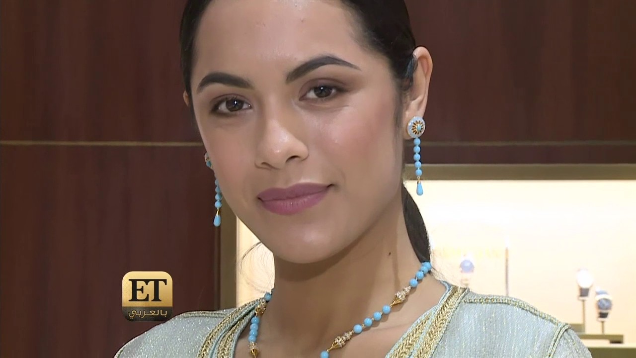ET بالعربي - الاميرة الاردنية نجلاء بنت عاصم مع إحدى أشهر BRAND المجوهرات